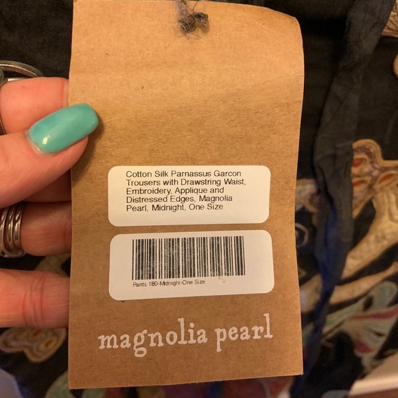 💲SOLD💲 NWOT MAGNOLIA PEARL PARNASSUS HAREM DROP CROTCH PANTS RARE PATTERN - Picture 3 of 5